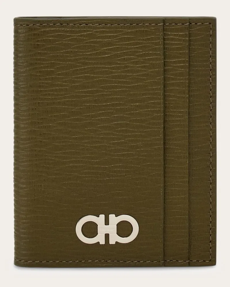 Ferragamo Uomo Porta carte di credito Verde Verde