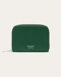 Ferragamo Uomo Porta carte di credito Verde Verde