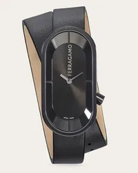 Ferragamo Donna Orologio Ferragamo Curve Nero Nero