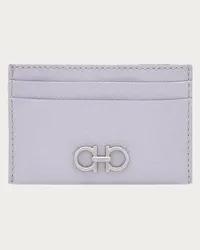 Ferragamo Donna Porta carte di credito Gancini Viola Viola