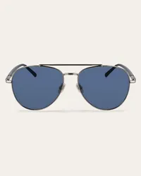 Ferragamo Uomo Occhiali da sole Blu Blu