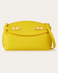 Ferragamo Donna Borsa a spalla Hug Giallo Giallo