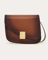 Ferragamo Donna Borsa a tracolla Fiamma (M) Marrone Marrone