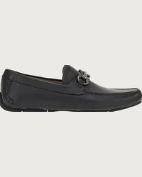 Ferragamo Uomo Driver ornamento Gancini Nero Nero