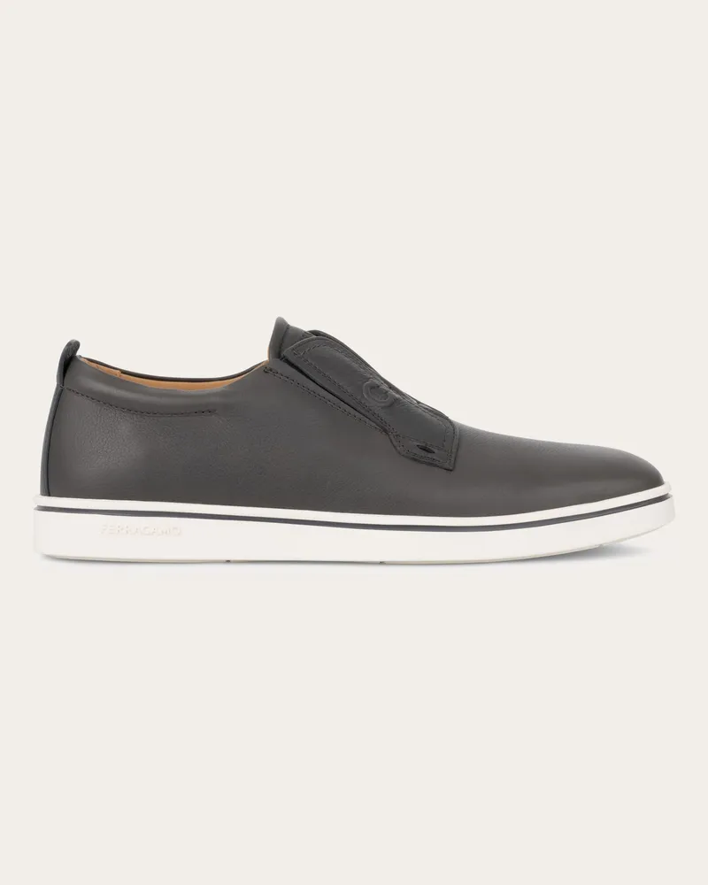 Ferragamo Uomo Derby slip on Grigio Grigio