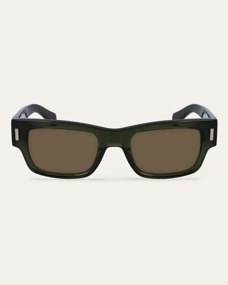 Ferragamo Uomo Occhiali da sole Marrone Marrone