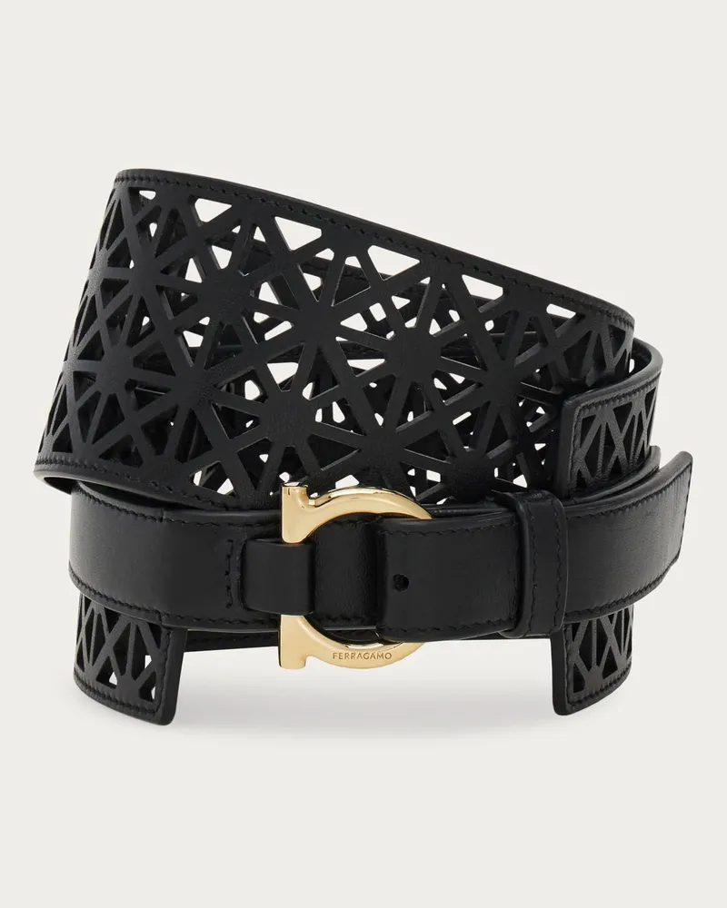 Ferragamo Donna Cintura fissa Nero Nero