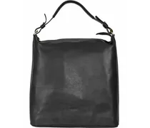 Stockholm 5 Borsa a tracolla in pelle 34 cm nero