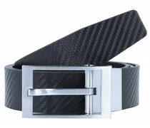 Delaware Cintura reversibile pelle nero 95 cm