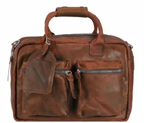 Borsa piccola in pelle 31 cm marrone
