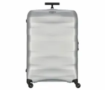 Trolley Engenero Spinner a 4 ruote 81 cm argenteo