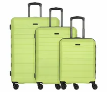 Travel Line 2400 Set di valigie 3 pezzi. verde