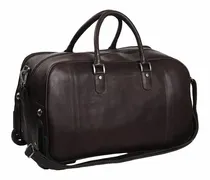 Cera Pull Up Jayven 2-Wheel Travel Bag Pelle 60 cm marrone