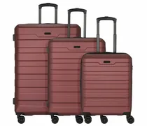 Travel Line 2400 Set di valigie 3 pezzi. rosso