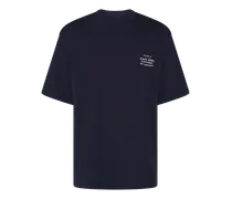 T-Shirt Maurice da Uomo Blu in Jersey