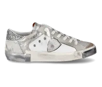 Sneaker bassa PRSX donna - bianco e argento
