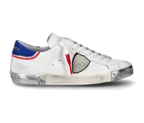 Sneaker basse Prsx uomo - bianco, blu e rosso