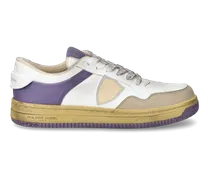 Sneakers Lyon da Donna con dettagli Glicine in Pelle Riciclata