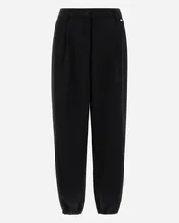 Herno Pantaloni In Casual Satin Nero