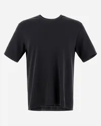 Herno T-shirt In Jersey Knit Effect Grigio