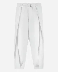 Herno Pantaloni Globe In Recycled Nylon Twill Bianco