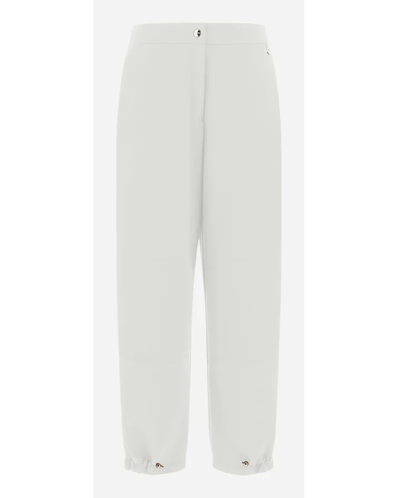 Herno Pantaloni In Viscose Effect Grigio