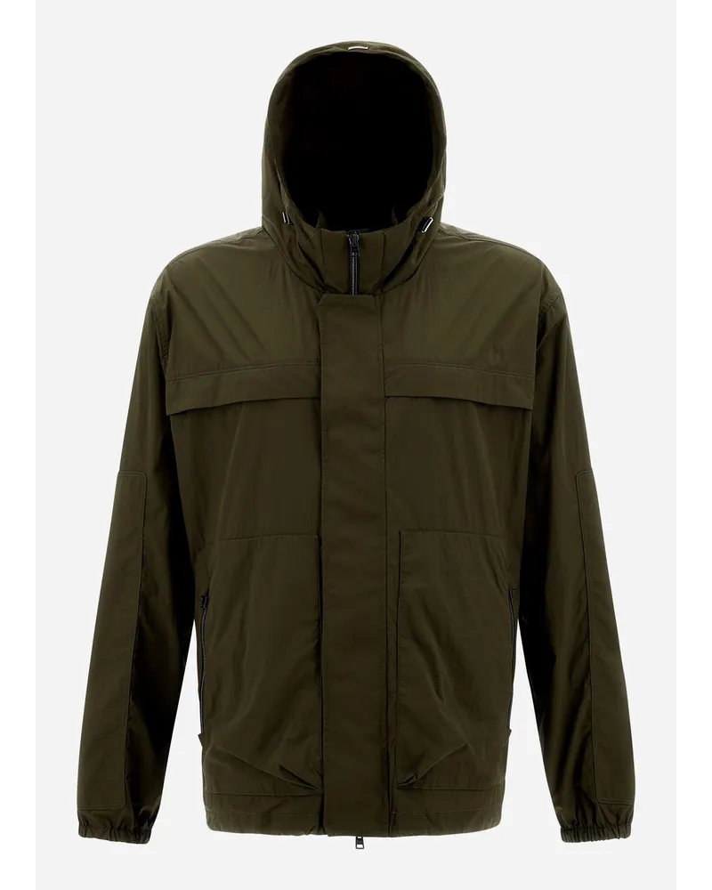 Herno Bomber In Ultralight Crease Militare