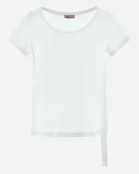 Herno T-shirt Resort In Cool Cot Bianco