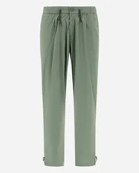 Herno Pantaloni Resort In Light Nylon Stretch Salvia