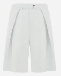 Herno Pantaloni Globe In Photocromatic Monogram Bianco