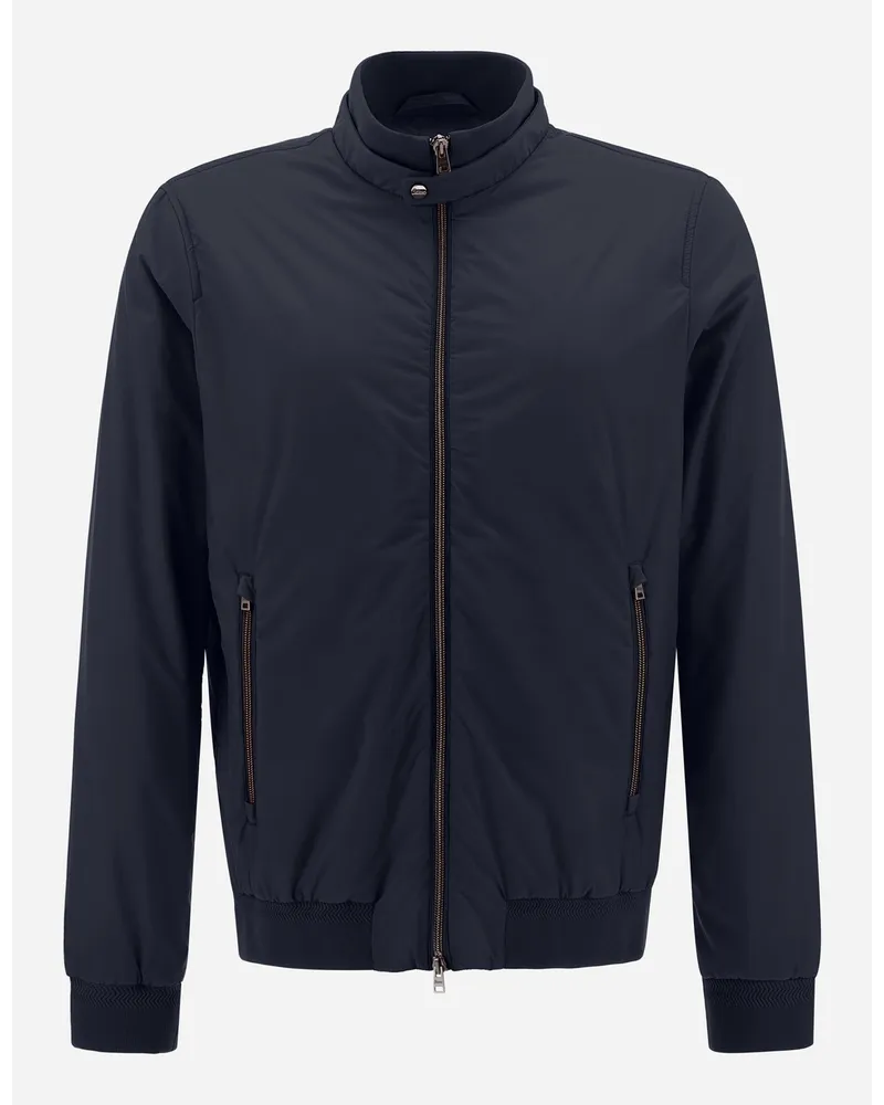 Herno Bomber Alla Coreana In Ecoage Blu