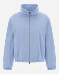 Herno Bomber In New Techno Taffeta Azzurro