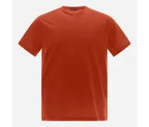 T-shirt In Jersey Crepe - Uomo T-shirt E Polo Arancio