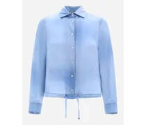 Camicia In Cloud Silk - Donna Camicie Azzurro Chiaro