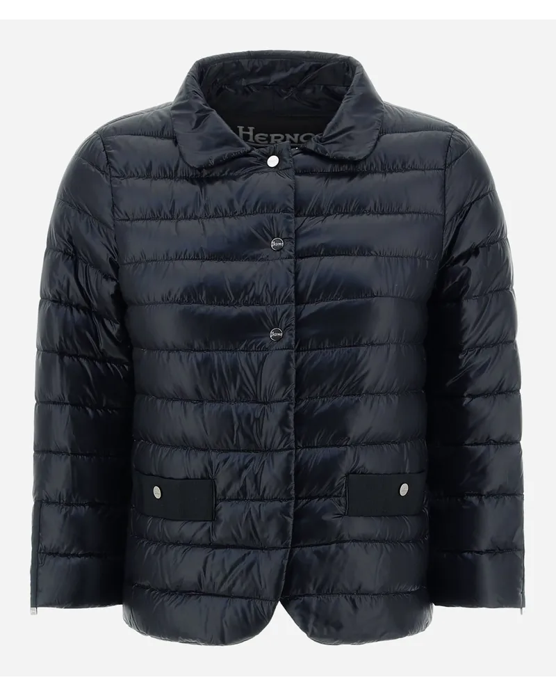 Herno Giacca In Nylon Ultralight Blu