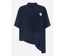 Camicia Globe In Eco Cotton Feel -  Camicie Blu
