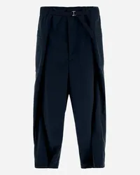 Herno Pantaloni Globe In Recycled Nylon Twill Blu