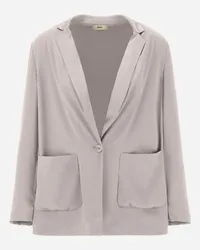 Herno Blazer In Casual Satin Chantilly