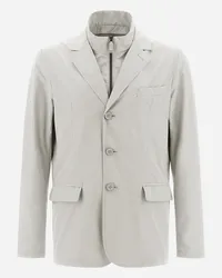 Herno Blazer In Byron Chantilly