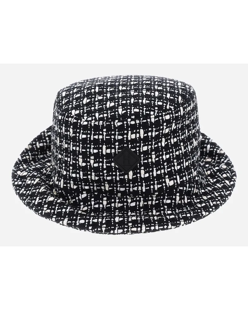 Herno Cappello In Trend Tweed Nero