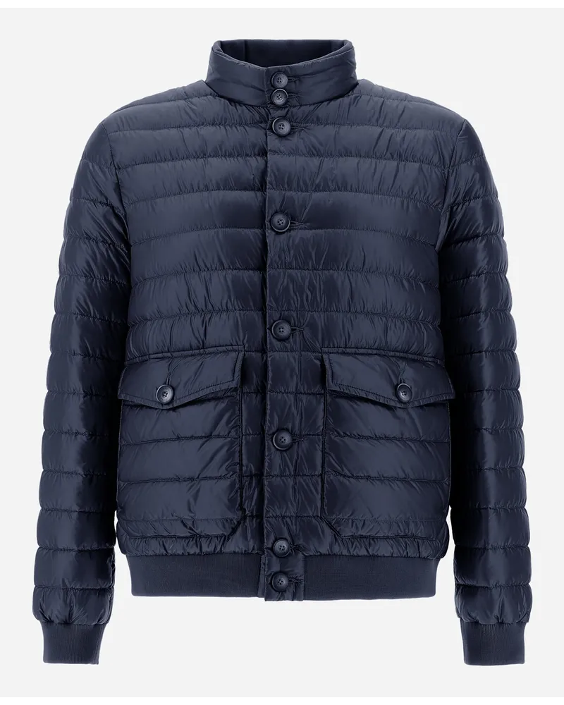 Herno Bomber Resort In Nylon Ultralight Blu