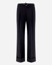 Herno Pantaloni Da Donna In Easy Suit Strech Nero