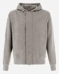 Herno Bomber Resort In Cashmere Grigio