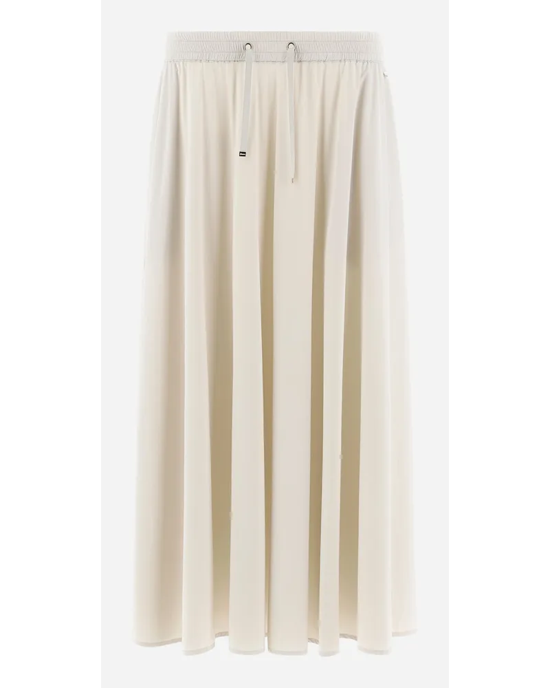 Herno Gonna In Light Nylon Stretch Chantilly