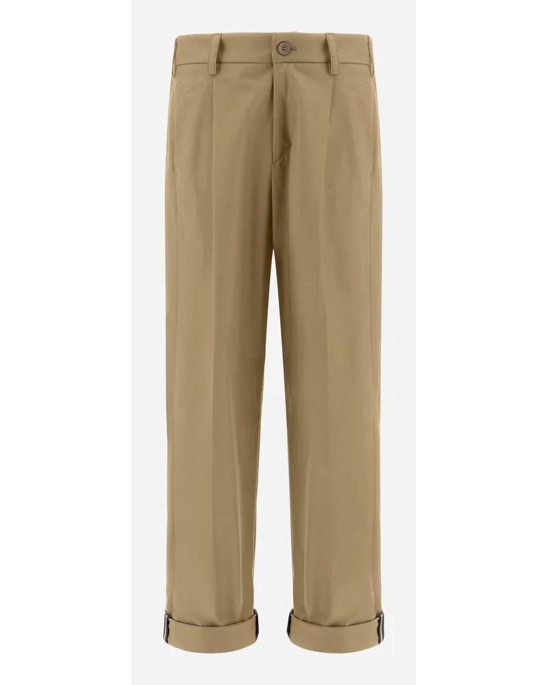 Herno Pantaloni In Delon Sabbia