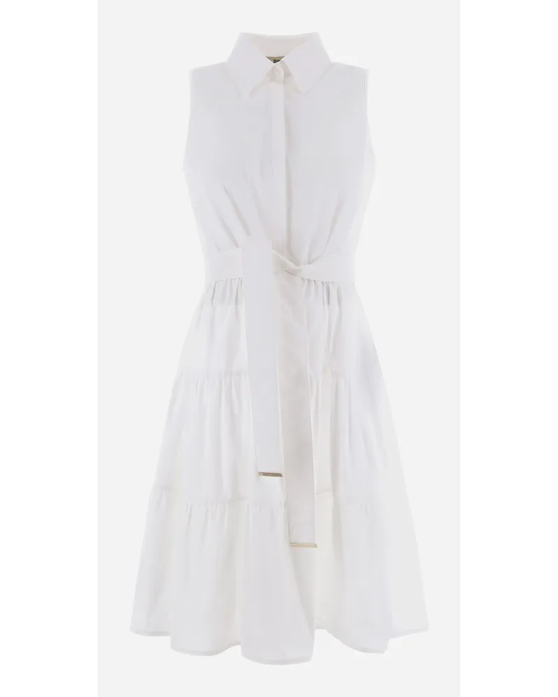 Herno Abito In Cotton, Monogram E Techno Taffeta Bianco