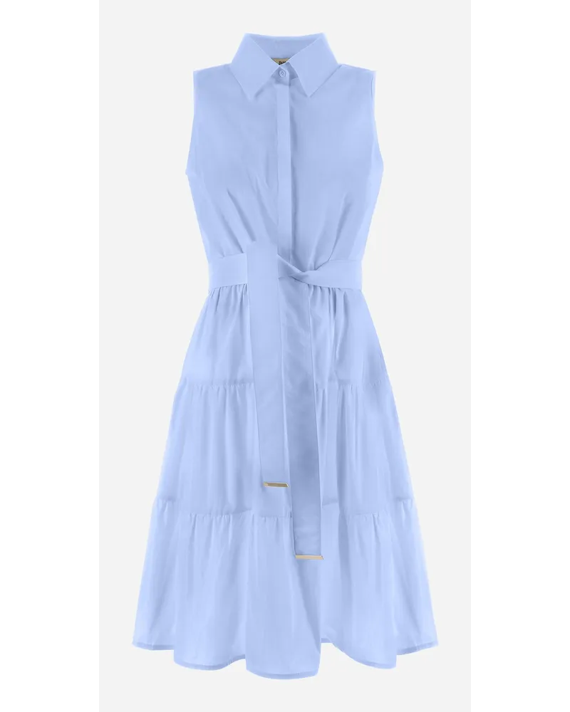 Herno Abito In Cotton, Monogram E Techno Taffeta Azzurro