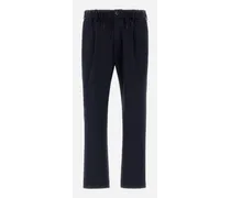 Pantaloni In Easy Suit Strech -  Pantaloni Blu Navy