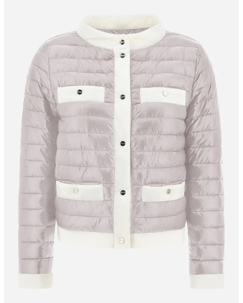 Herno Giacca In Nylon Ultralight Ed Ecoage Grigio