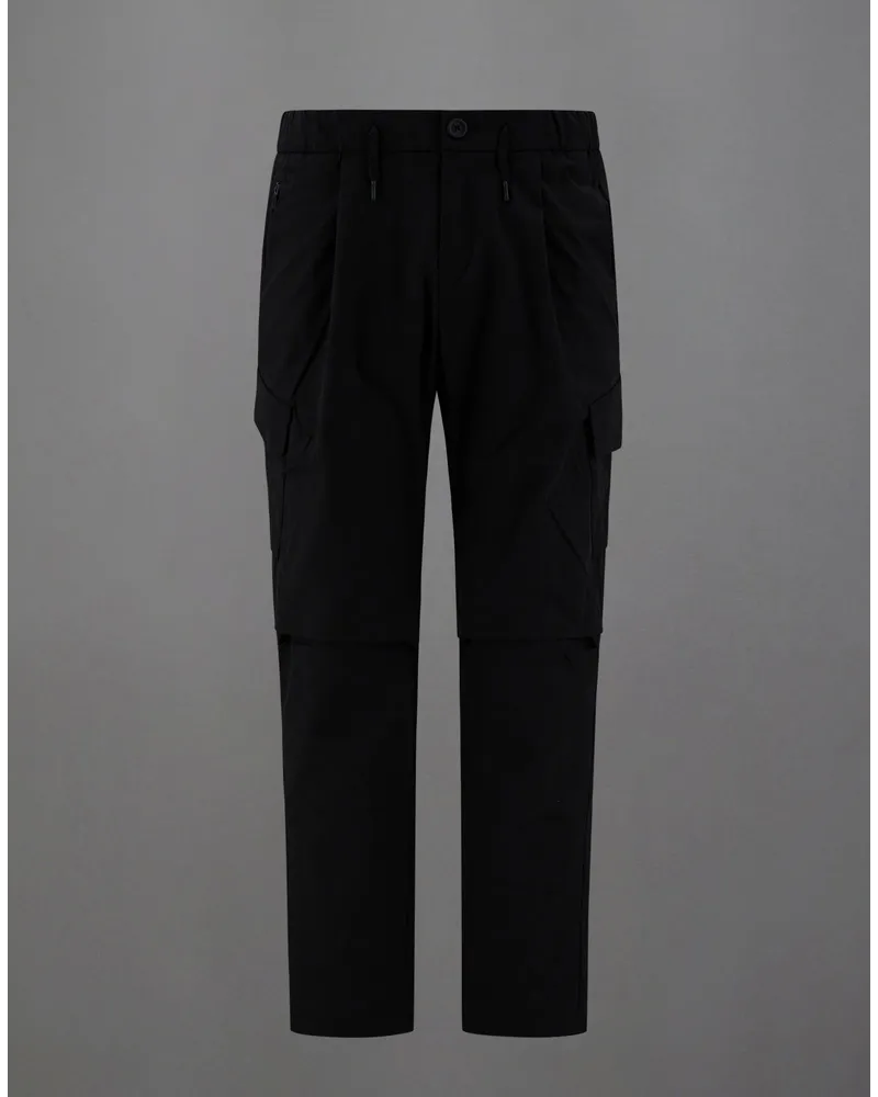 Herno Pantaloni Laminar In Nylon Dive Nero